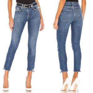 Agolde Toni Slim Distressed Ankle Jeans Size 24
